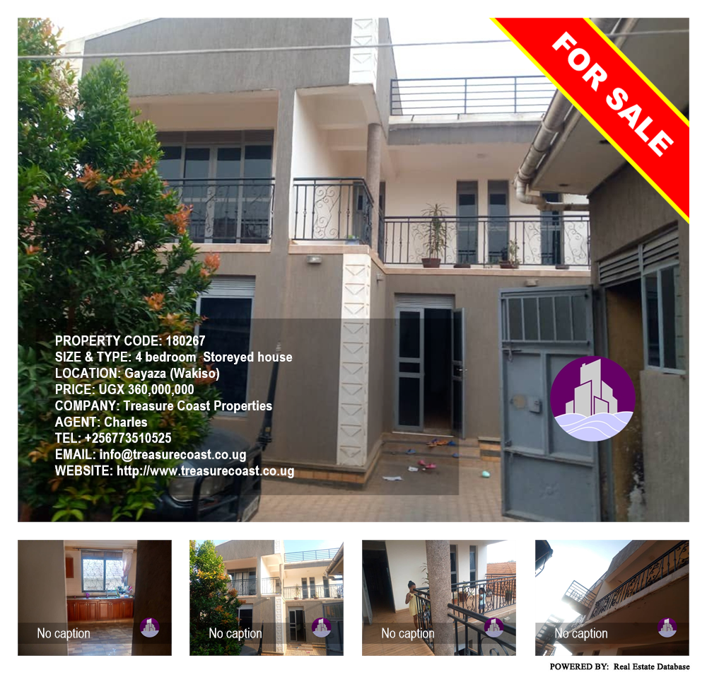 4 bedroom Storeyed house  for sale in Gayaza Wakiso Uganda, code: 180267