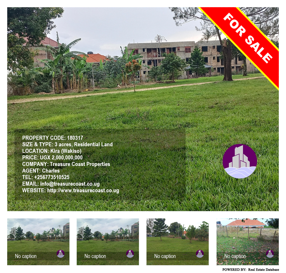 Residential Land  for sale in Kira Wakiso Uganda, code: 180317