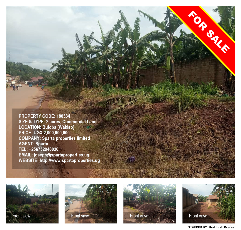 Commercial Land  for sale in Buloba Wakiso Uganda, code: 180334