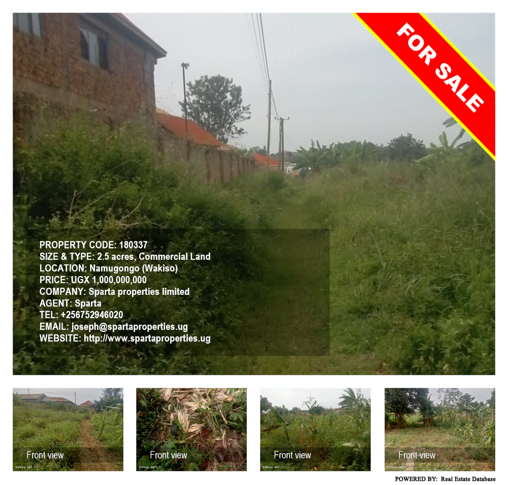 Commercial Land  for sale in Namugongo Wakiso Uganda, code: 180337