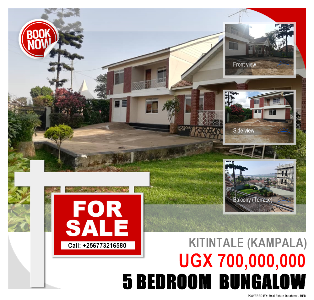 5 bedroom Bungalow  for sale in Kitintale Kampala Uganda, code: 180412