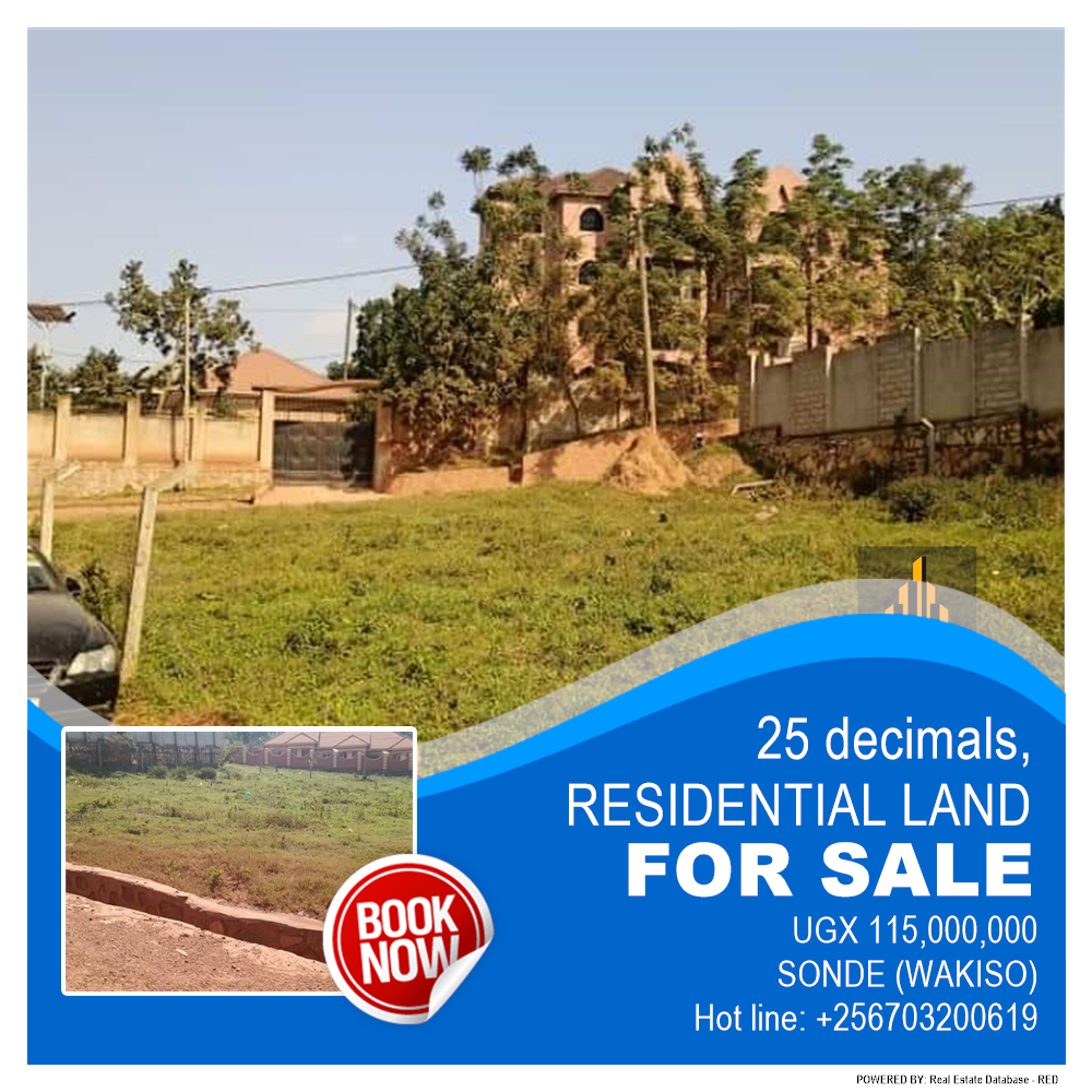 Residential Land  for sale in Sonde Wakiso Uganda, code: 180529