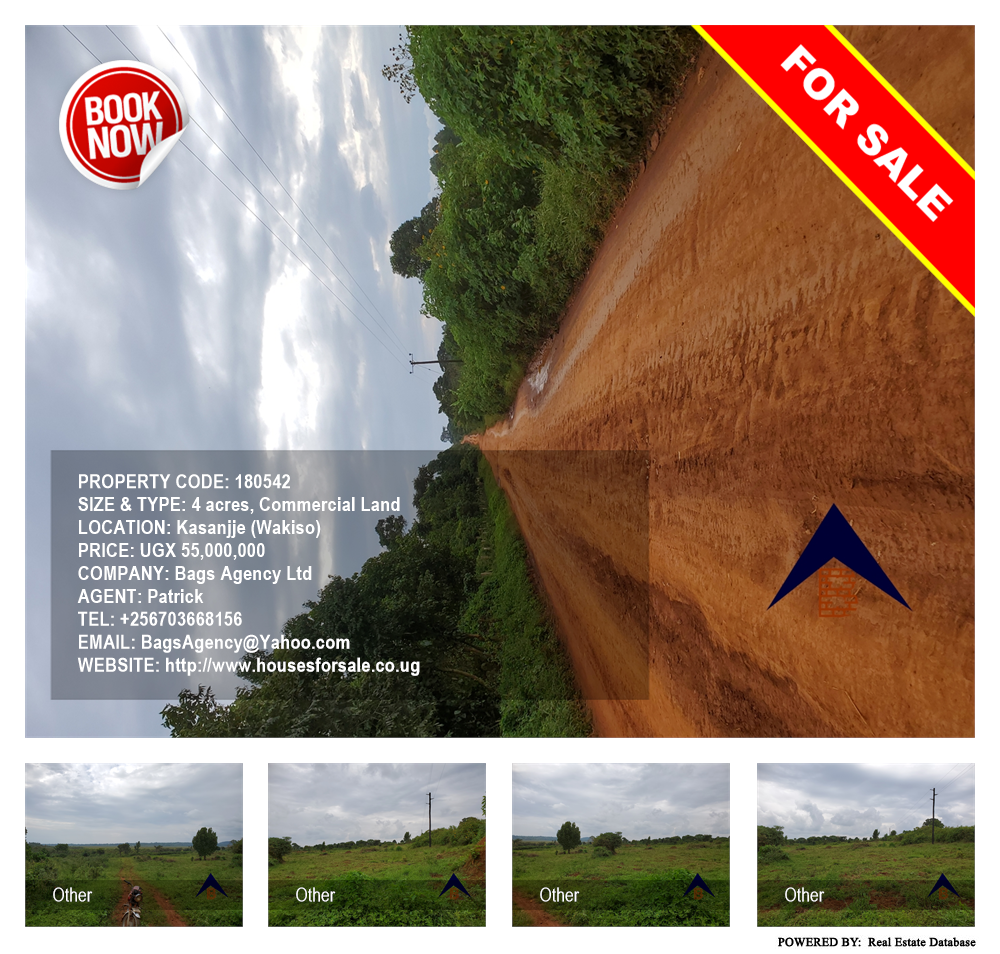 Commercial Land  for sale in Kasanjje Wakiso Uganda, code: 180542