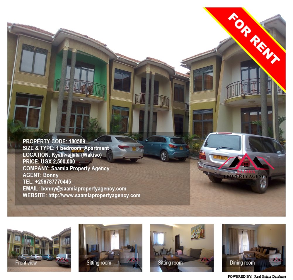 1 bedroom Apartment  for rent in Kyaliwajjala Wakiso Uganda, code: 180589