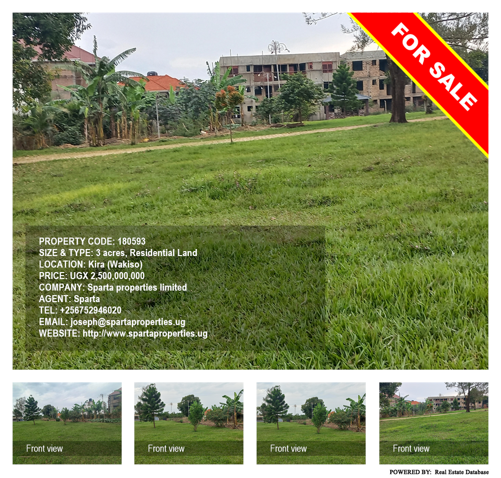 Residential Land  for sale in Kira Wakiso Uganda, code: 180593