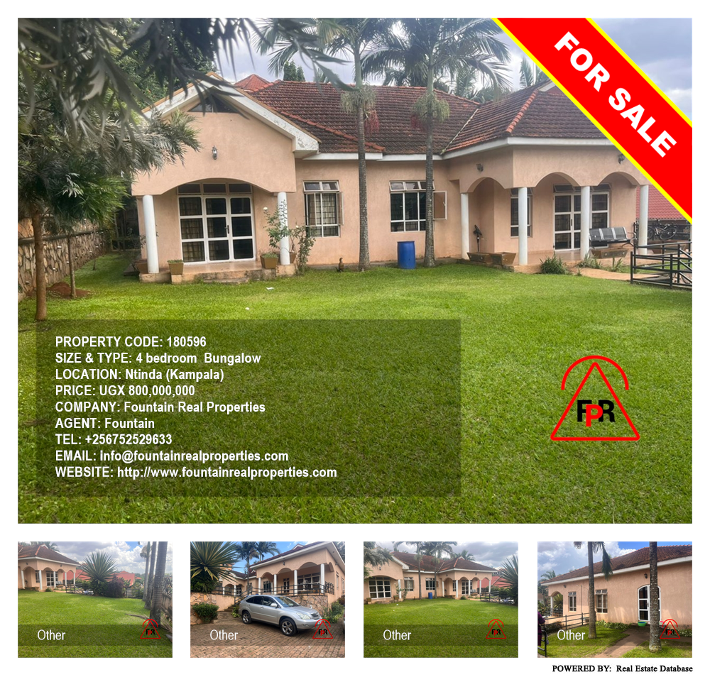 4 bedroom Bungalow  for sale in Ntinda Kampala Uganda, code: 180596