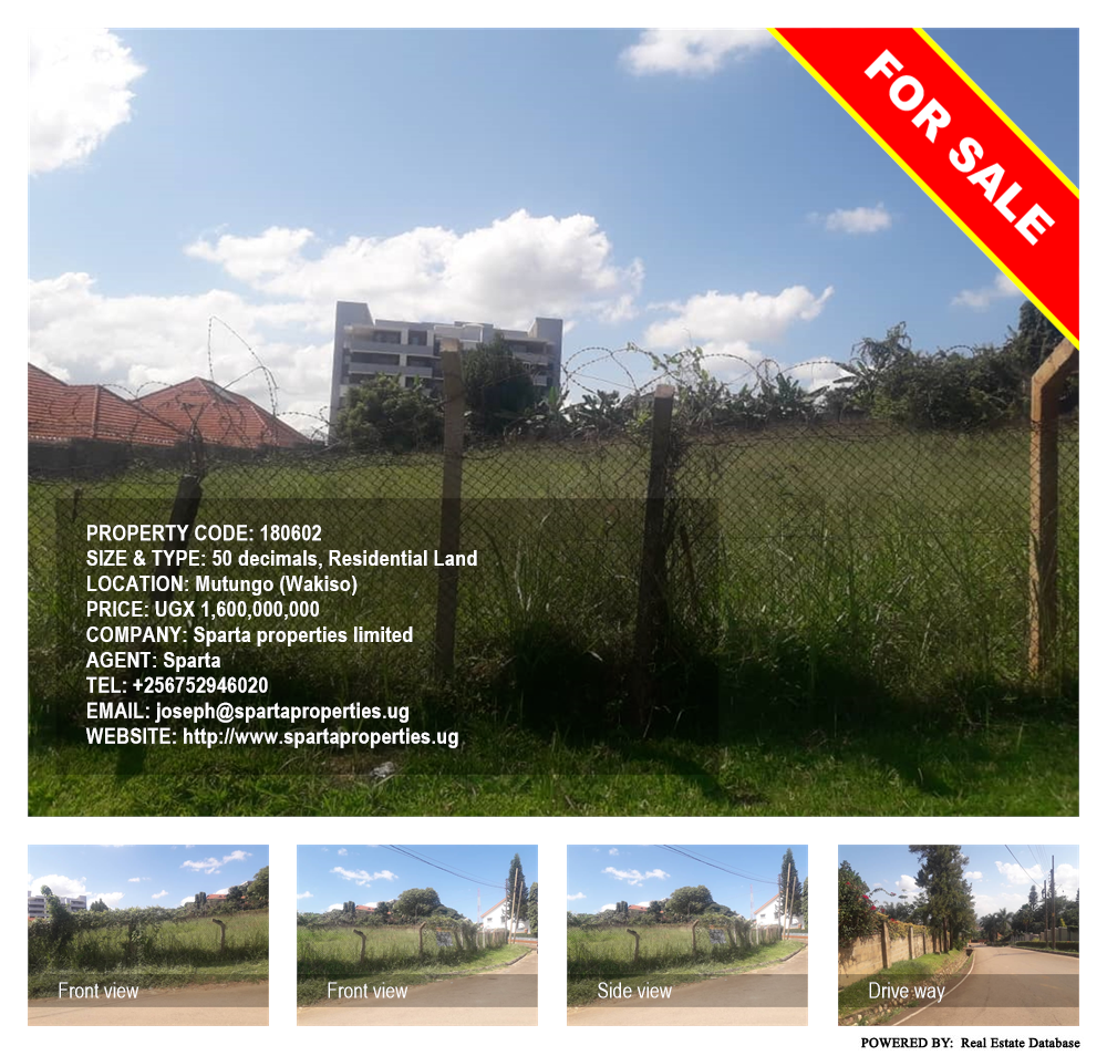 Residential Land  for sale in Mutungo Wakiso Uganda, code: 180602