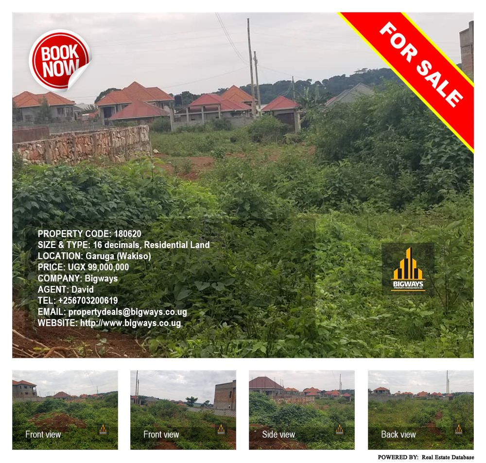 Residential Land  for sale in Garuga Wakiso Uganda, code: 180620