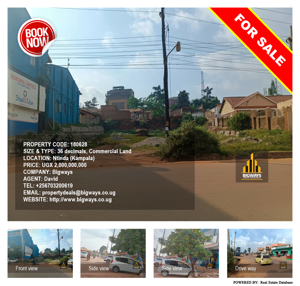 Commercial Land  for sale in Ntinda Kampala Uganda, code: 180628