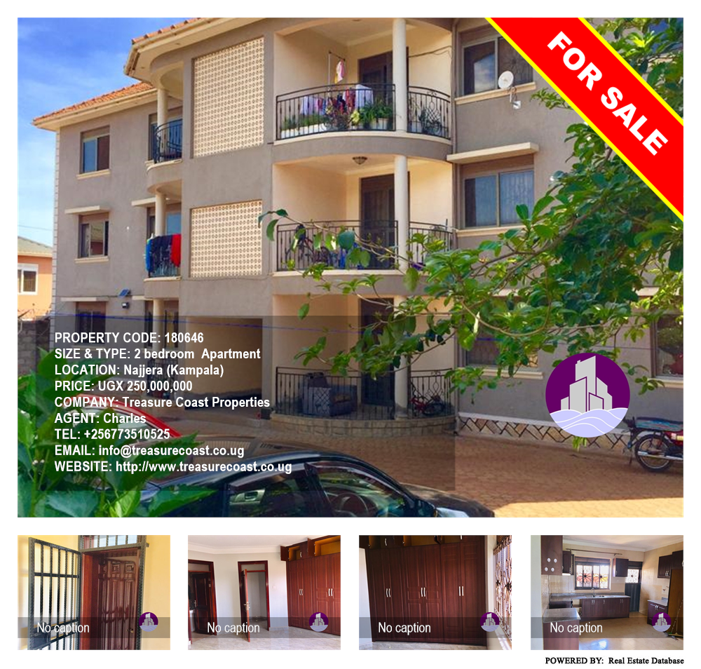 2 bedroom Apartment  for sale in Najjera Kampala Uganda, code: 180646