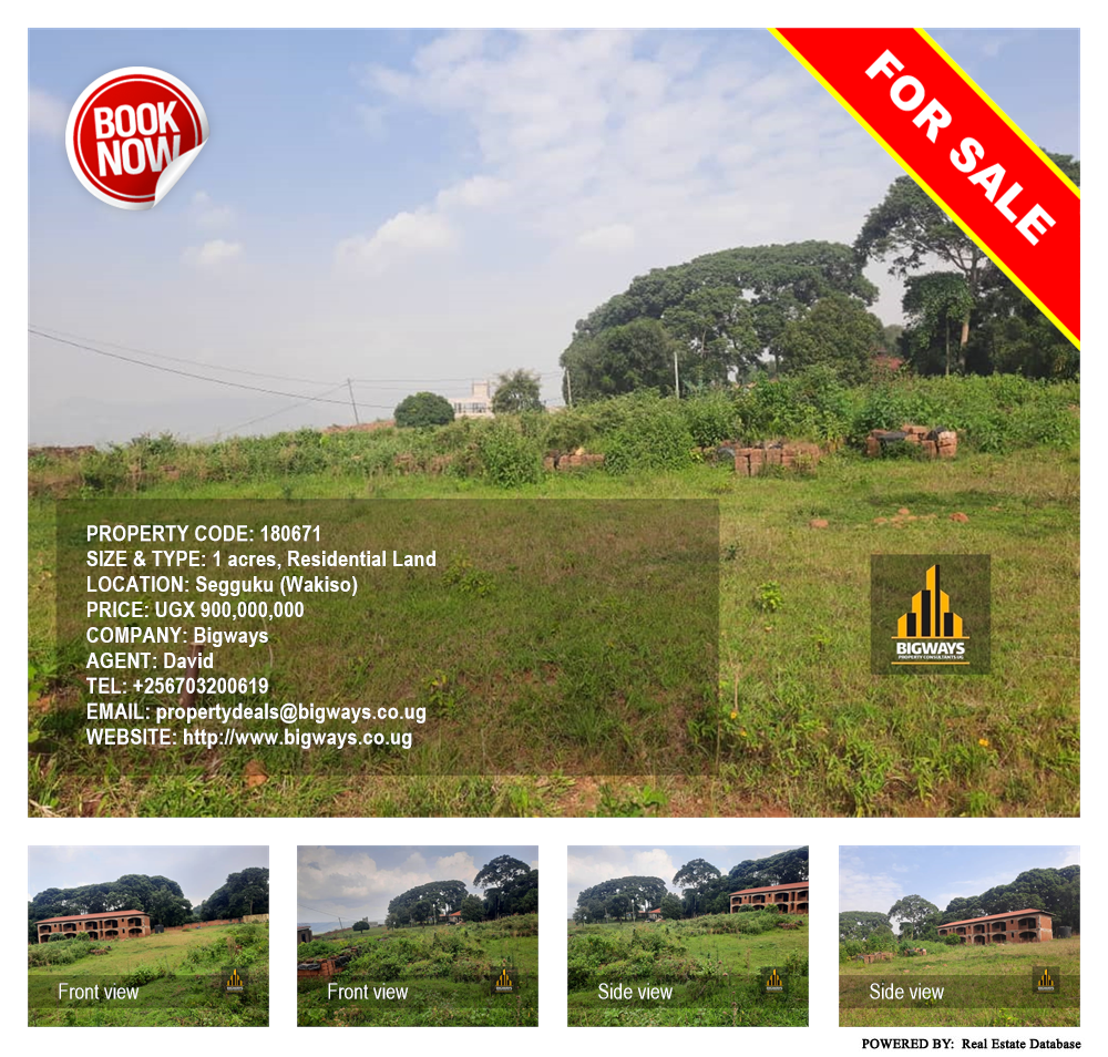 Residential Land  for sale in Seguku Wakiso Uganda, code: 180671