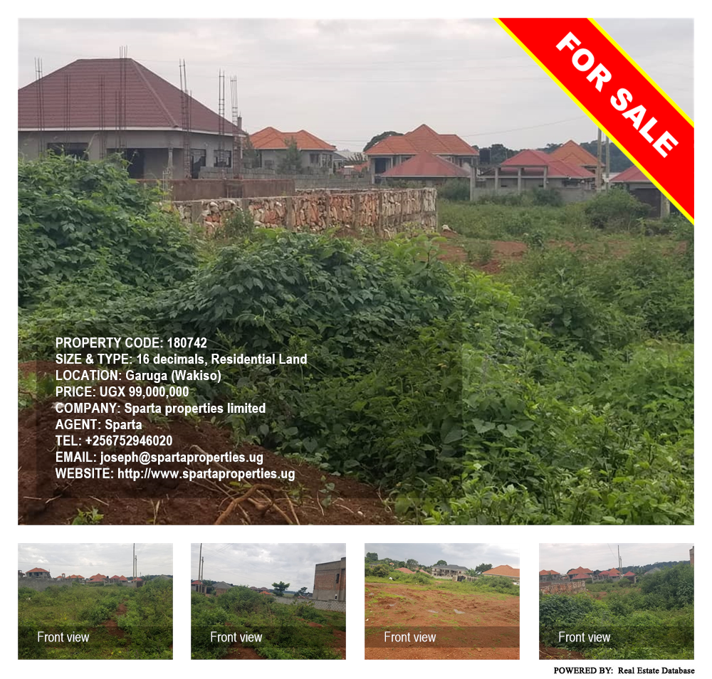 Residential Land  for sale in Garuga Wakiso Uganda, code: 180742