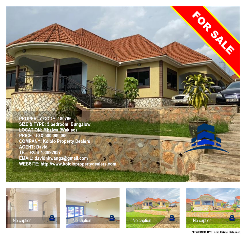 5 bedroom Bungalow  for sale in Mbalwa Wakiso Uganda, code: 180766