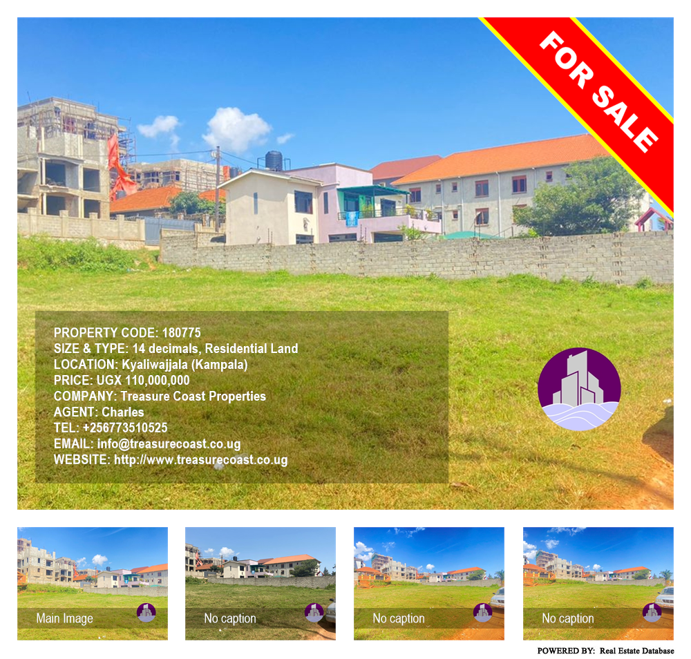 Residential Land  for sale in Kyaliwajjala Kampala Uganda, code: 180775