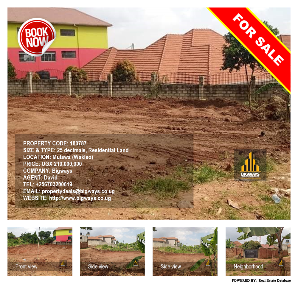 Residential Land  for sale in Mulawa Wakiso Uganda, code: 180787