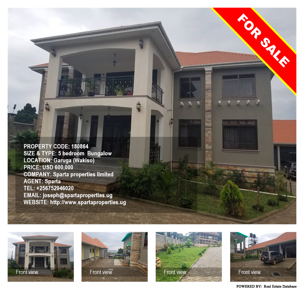 5 bedroom Bungalow  for sale in Garuga Wakiso Uganda, code: 180864