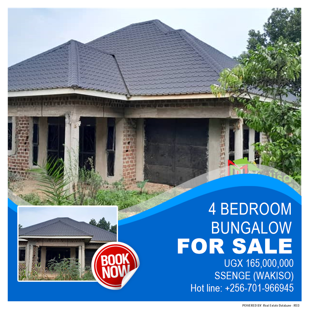 4 bedroom Bungalow  for sale in Ssenge Wakiso Uganda, code: 180895