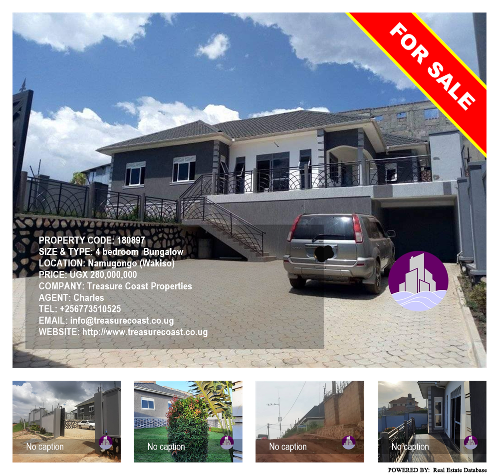 4 bedroom Bungalow  for sale in Namugongo Wakiso Uganda, code: 180897