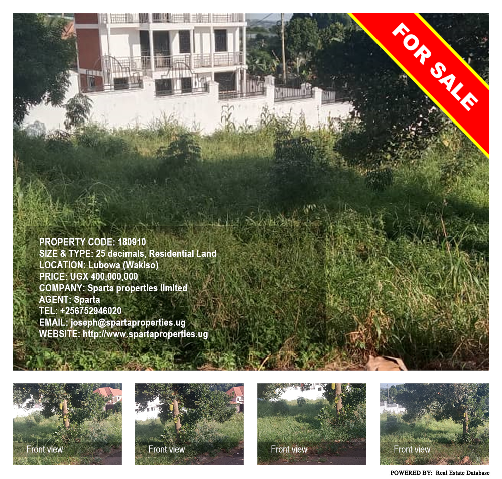 Residential Land  for sale in Lubowa Wakiso Uganda, code: 180910