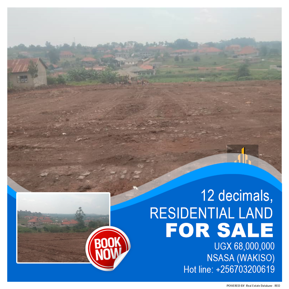 Residential Land  for sale in Nsasa Wakiso Uganda, code: 180940