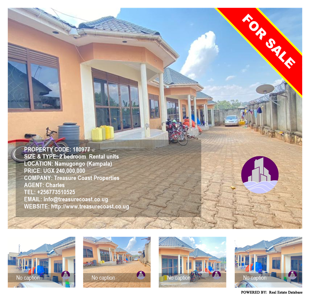 2 bedroom Rental units  for sale in Namugongo Kampala Uganda, code: 180977
