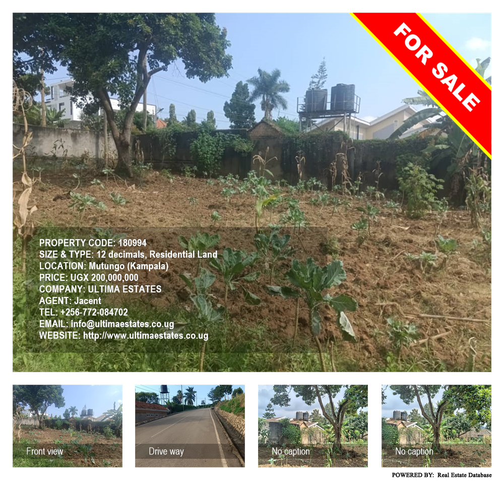 Residential Land  for sale in Mutungo Kampala Uganda, code: 180994