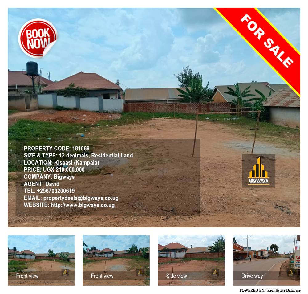 Residential Land  for sale in Kisaasi Kampala Uganda, code: 181069