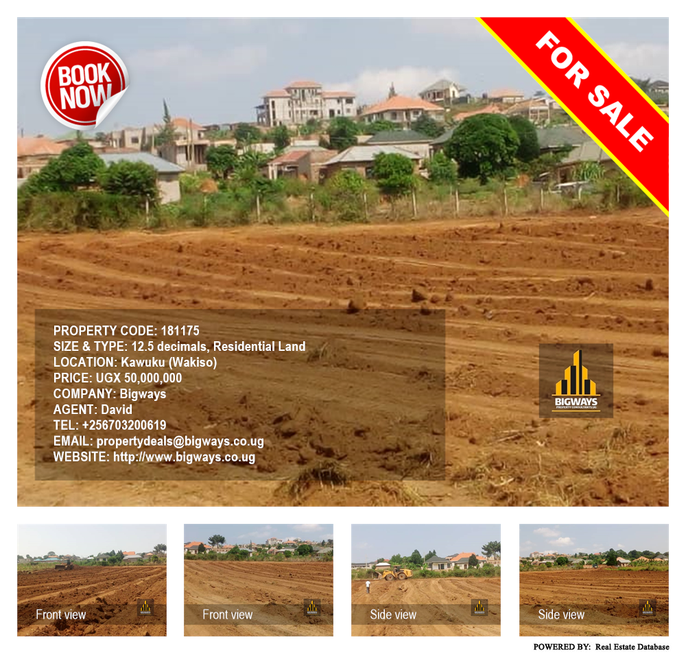 Residential Land  for sale in Kawuku Wakiso Uganda, code: 181175