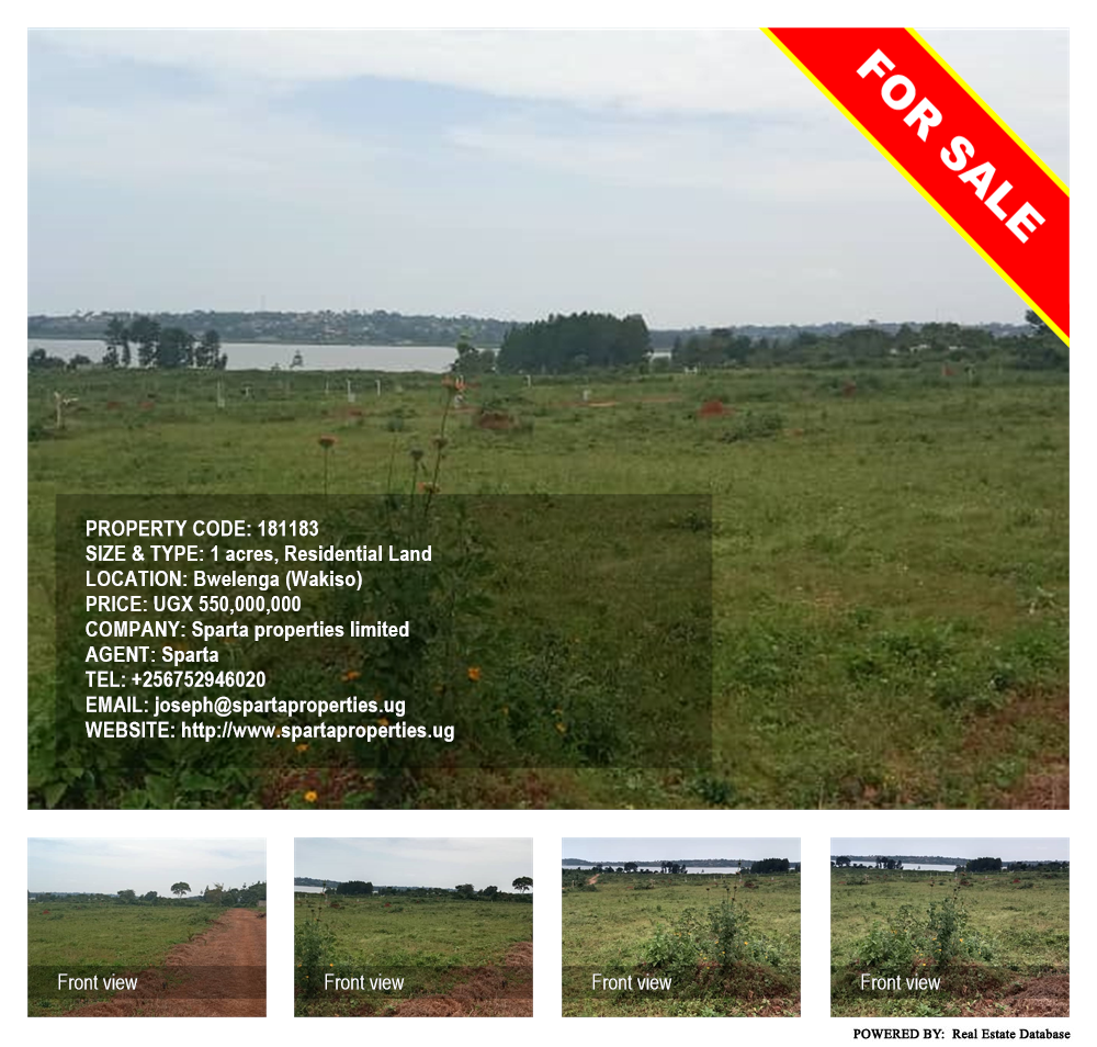 Residential Land  for sale in Bwelenga Wakiso Uganda, code: 181183