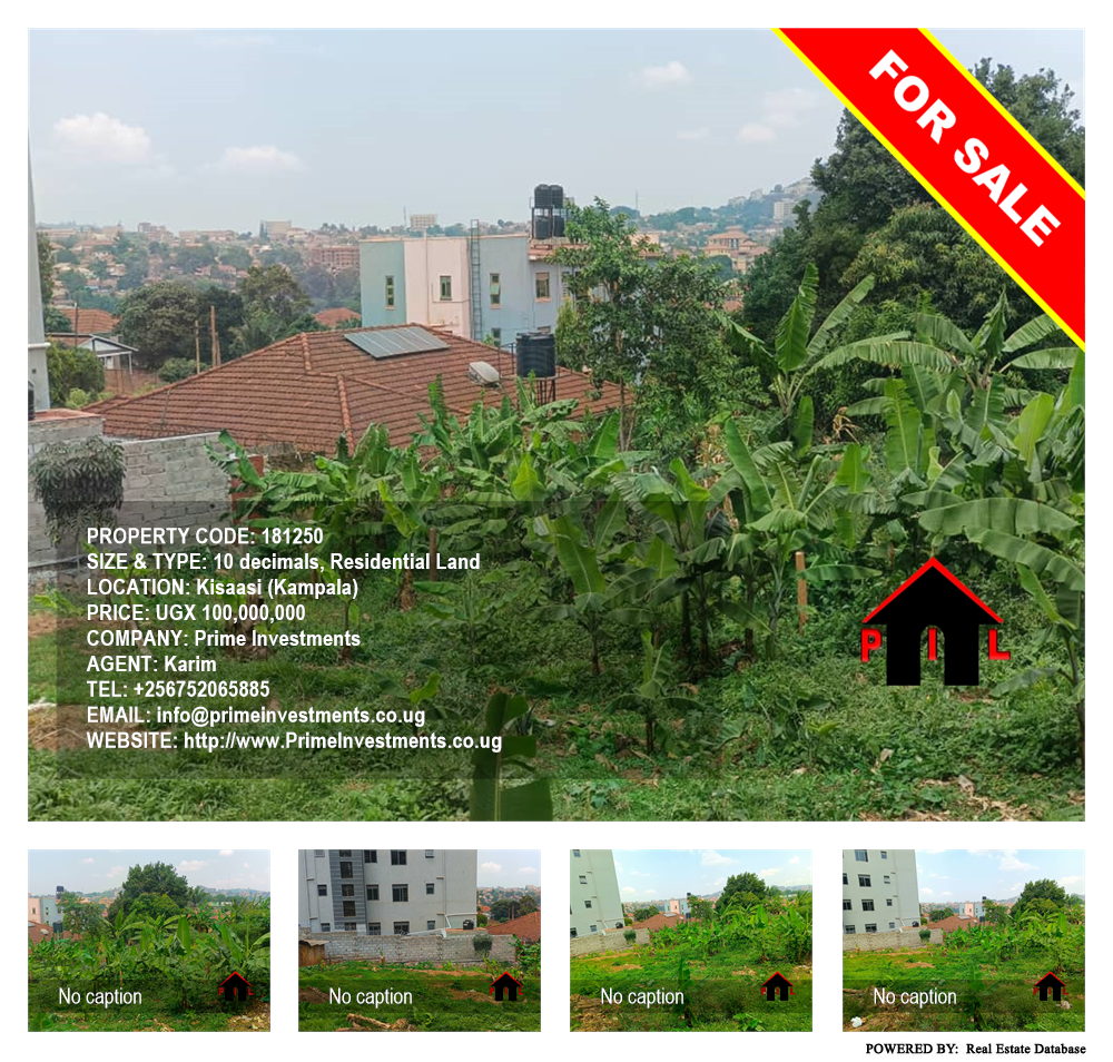 Residential Land  for sale in Kisaasi Kampala Uganda, code: 181250