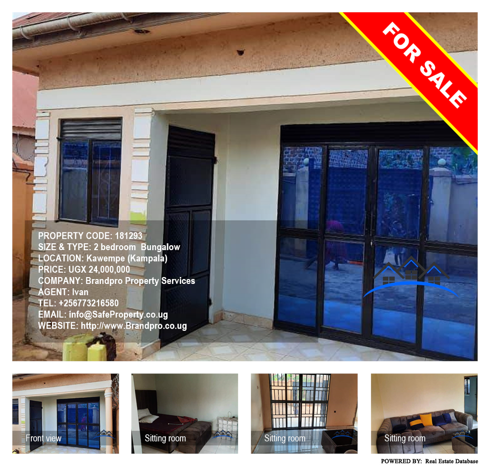 2 bedroom Bungalow  for sale in Kawempe Kampala Uganda, code: 181293