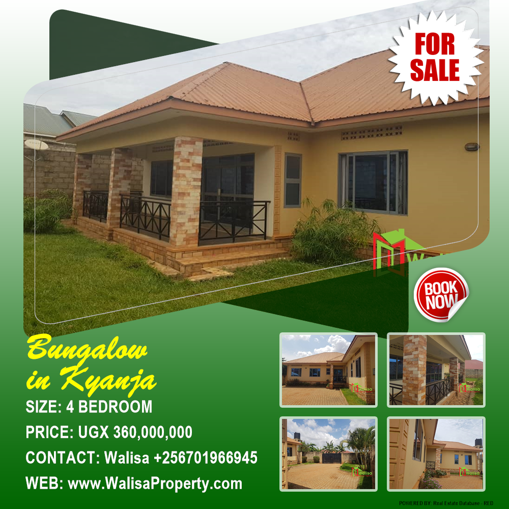 4 bedroom Bungalow  for sale in Kyanja Wakiso Uganda, code: 181296
