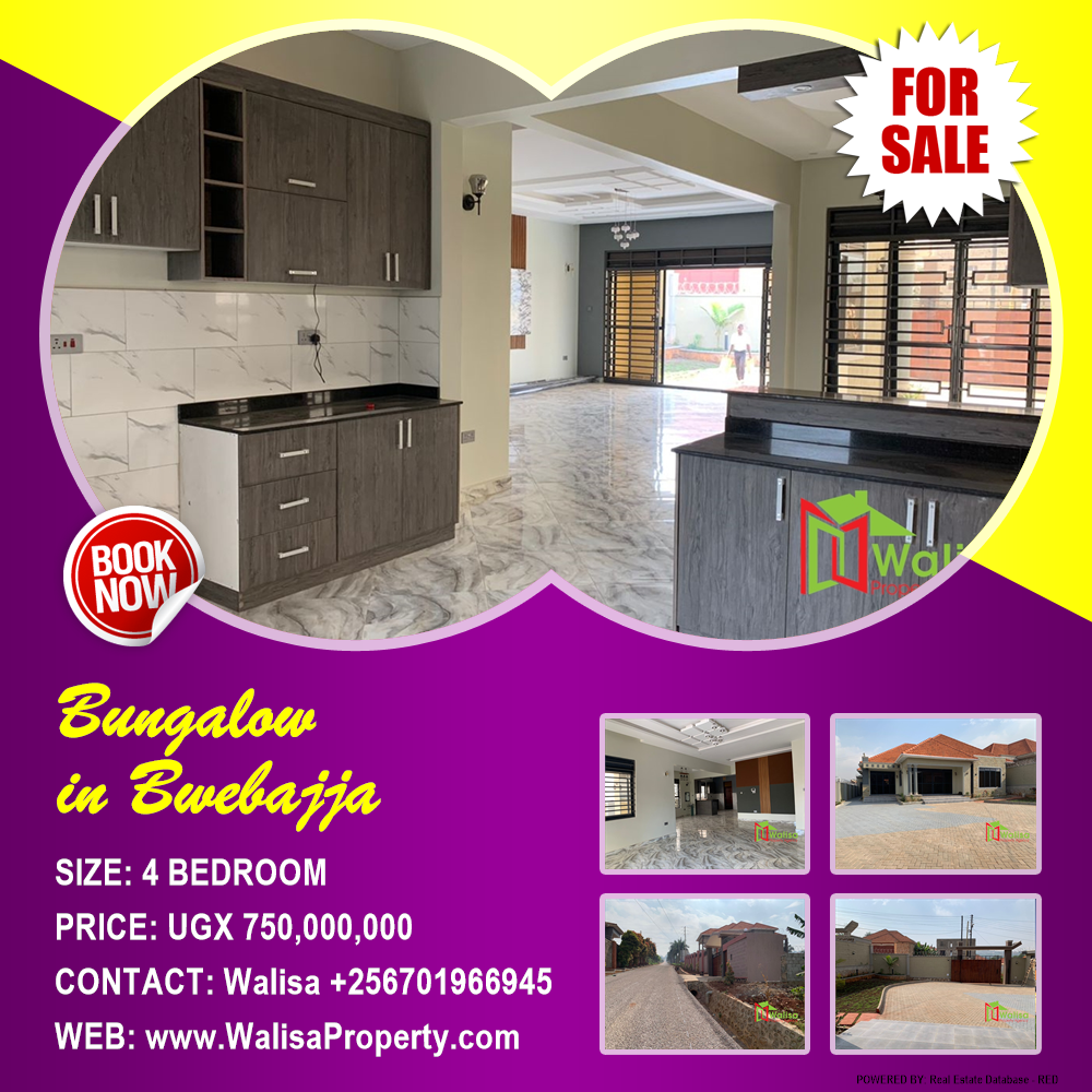 4 bedroom Bungalow  for sale in Bwebajja Wakiso Uganda, code: 181309