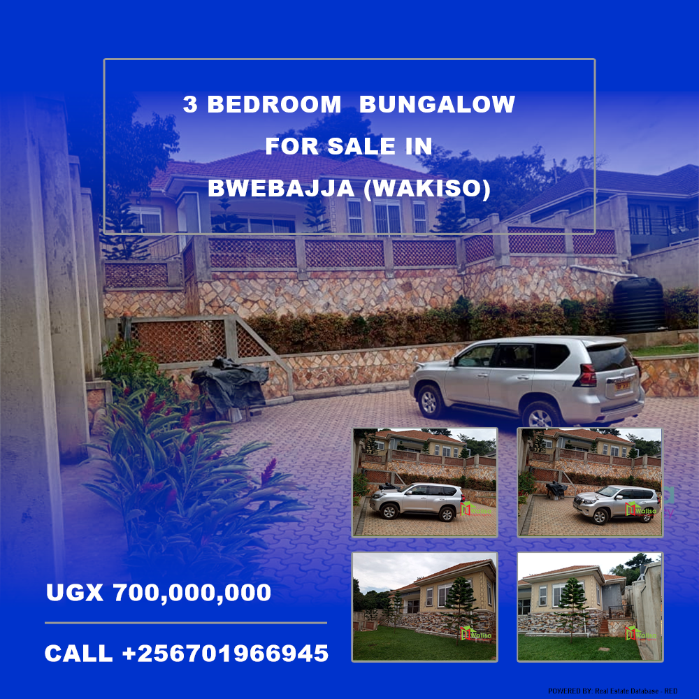 3 bedroom Bungalow  for sale in Bwebajja Wakiso Uganda, code: 181330