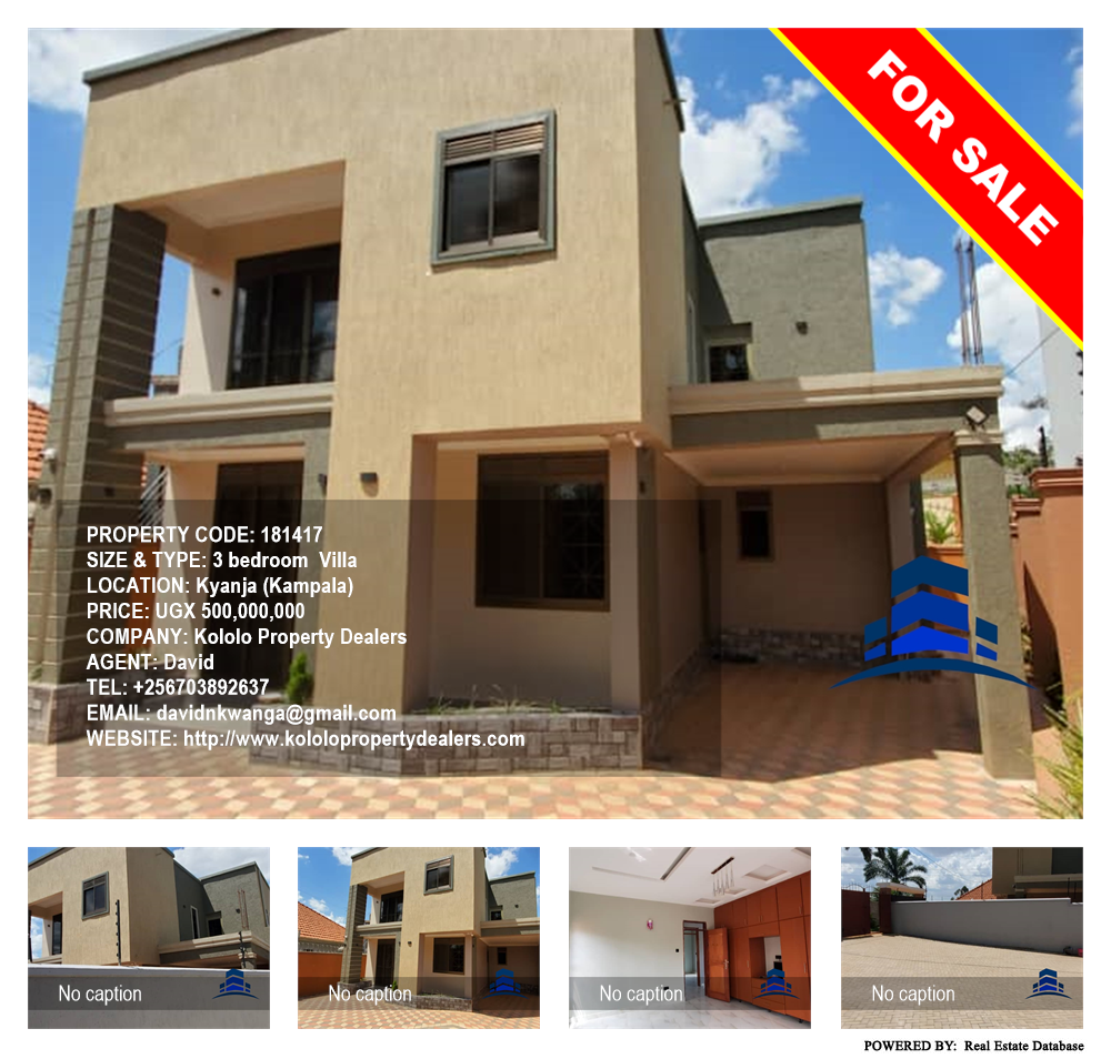 3 bedroom Villa  for sale in Kyanja Kampala Uganda, code: 181417