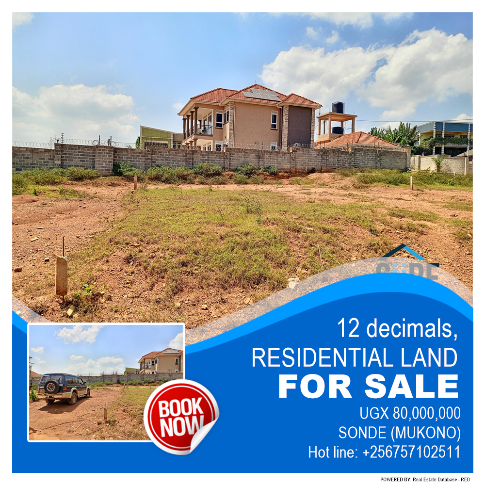 Residential Land  for sale in Sonde Mukono Uganda, code: 181422