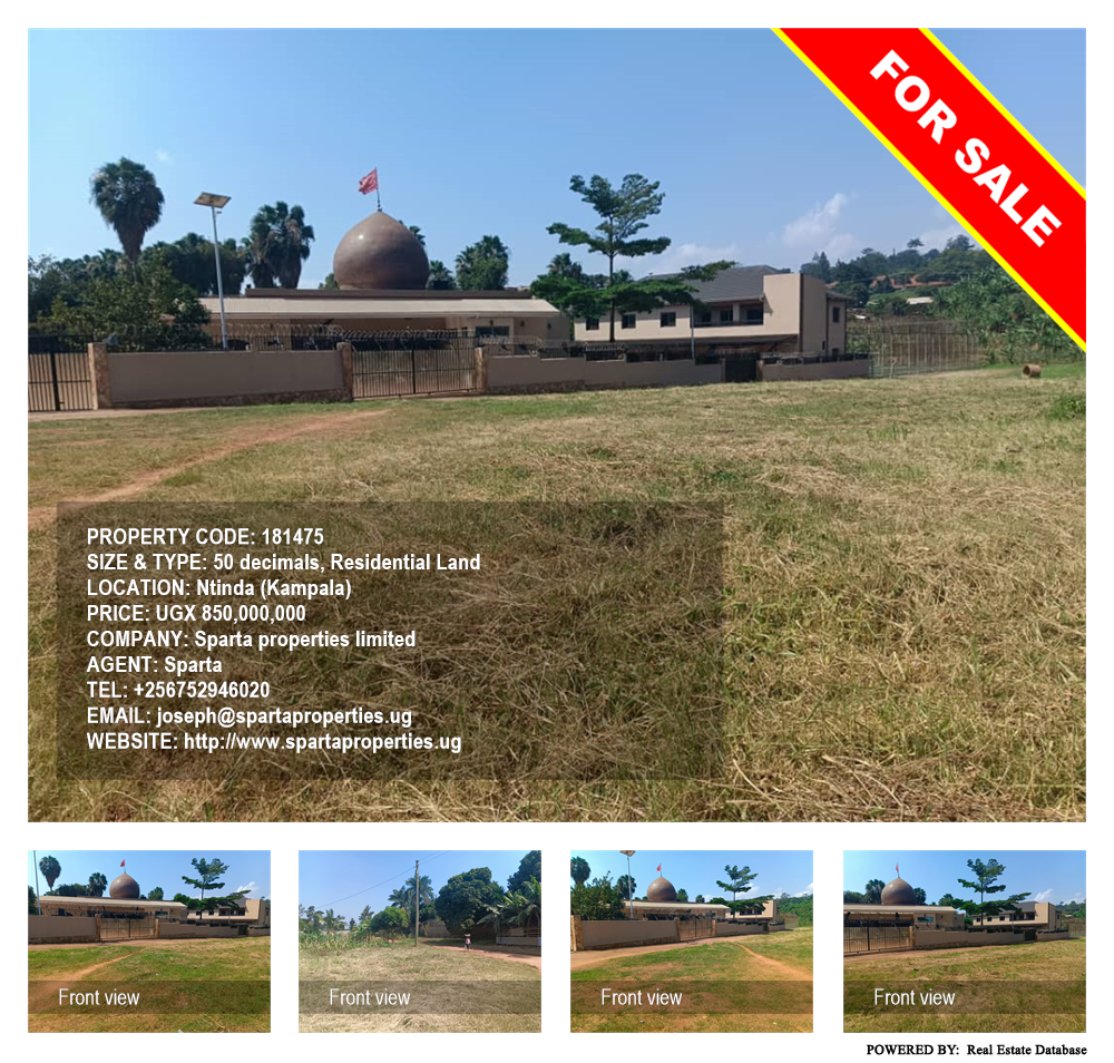 Residential Land  for sale in Ntinda Kampala Uganda, code: 181475