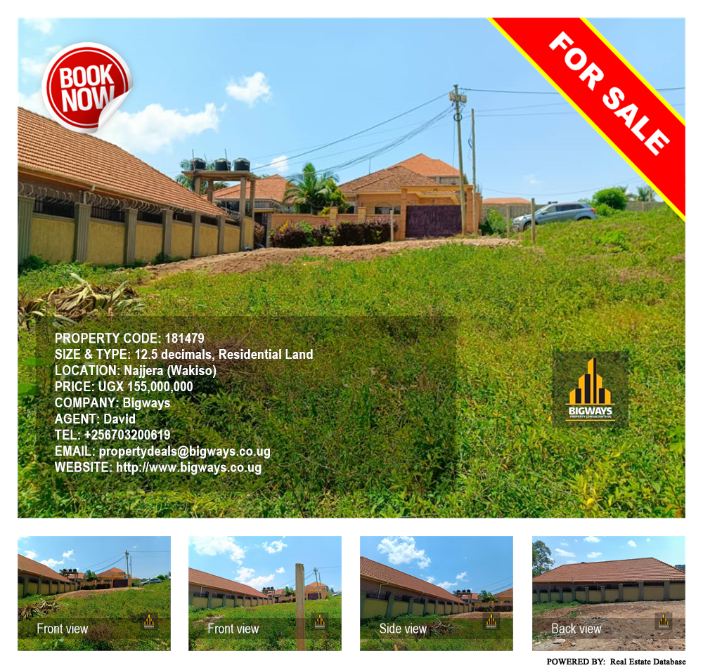 Residential Land  for sale in Najjera Wakiso Uganda, code: 181479