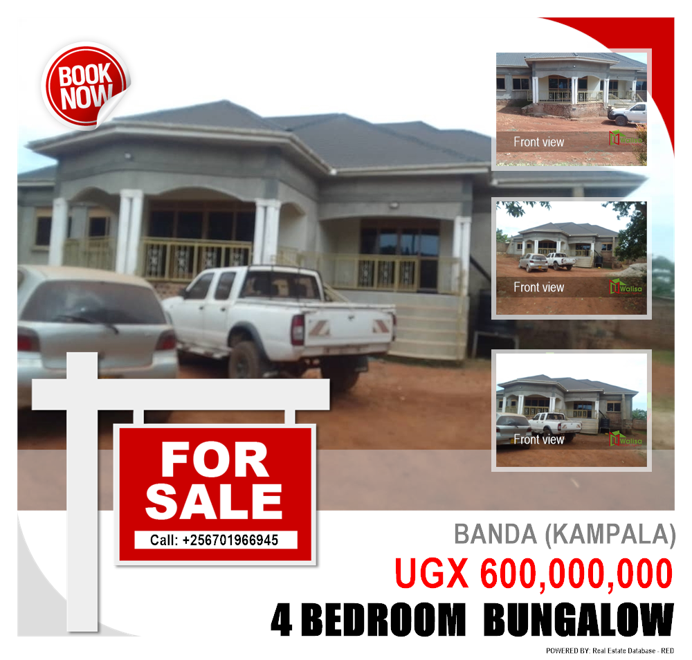 4 bedroom Bungalow  for sale in Banda Kampala Uganda, code: 181481
