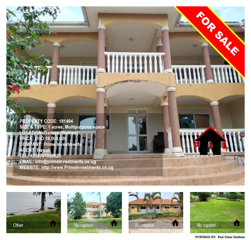 Multipurpose space  for sale in Garuga Wakiso Uganda, code: 181494