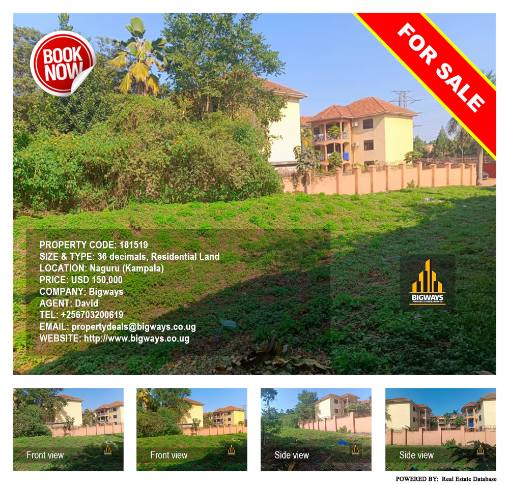 Residential Land  for sale in Naguru Kampala Uganda, code: 181519