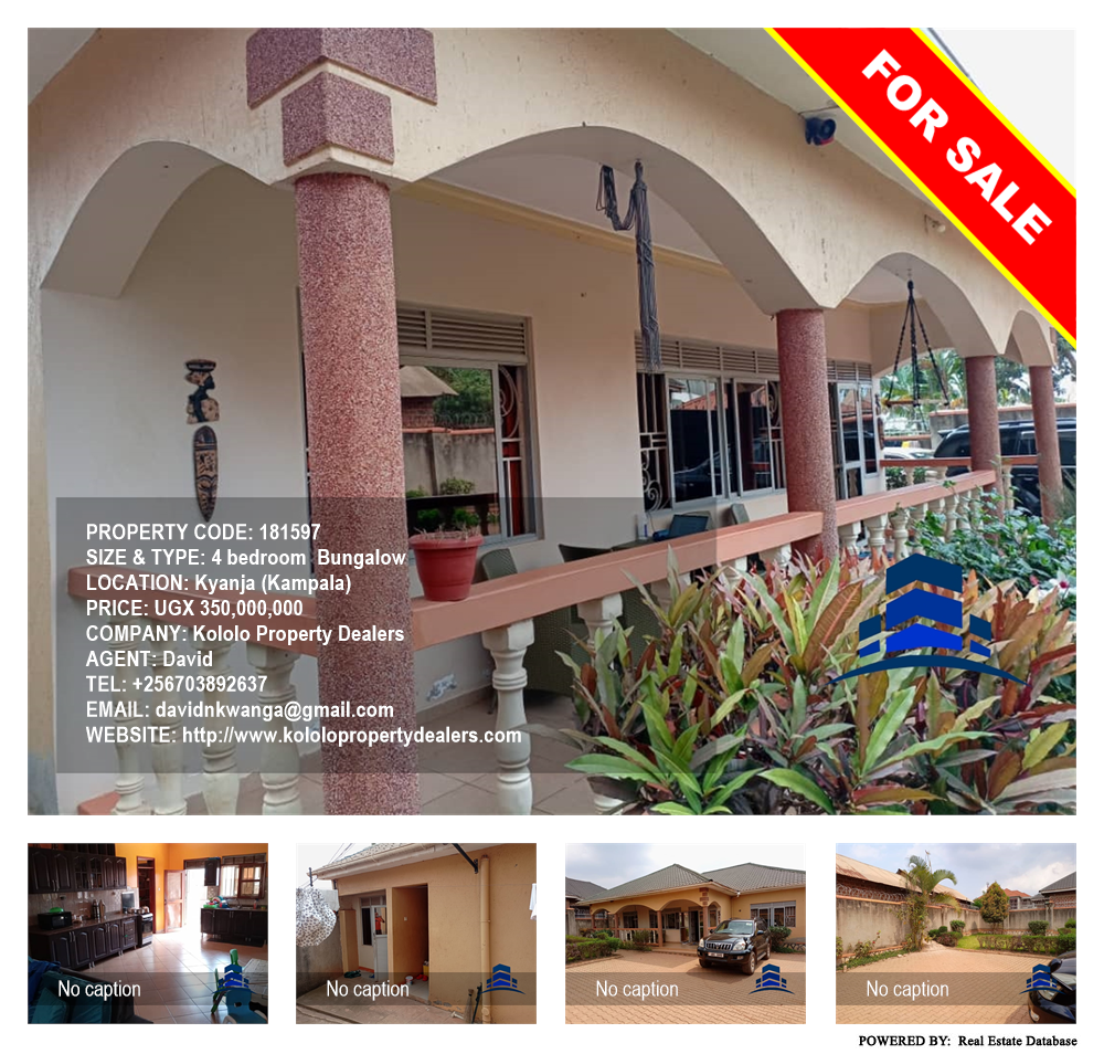 4 bedroom Bungalow  for sale in Kyanja Kampala Uganda, code: 181597