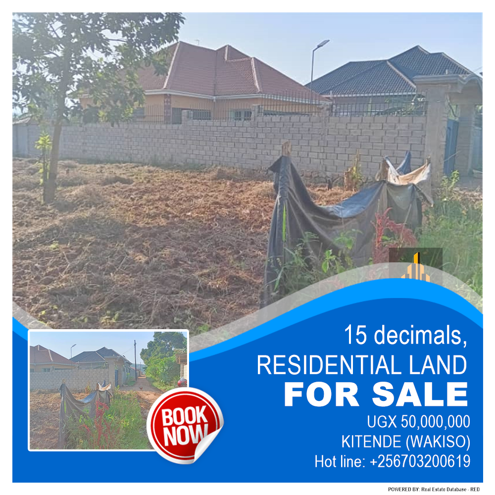 Residential Land  for sale in Kitende Wakiso Uganda, code: 181686