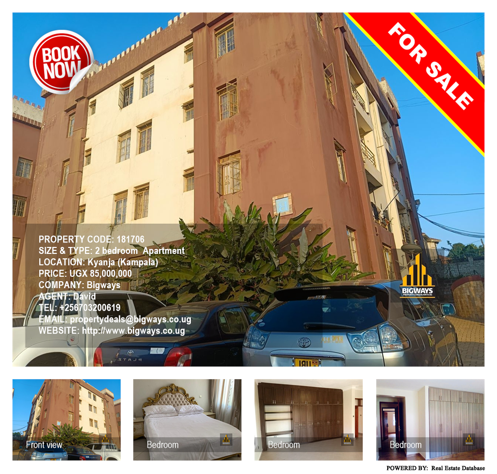 2 bedroom Apartment  for sale in Kyanja Kampala Uganda, code: 181706