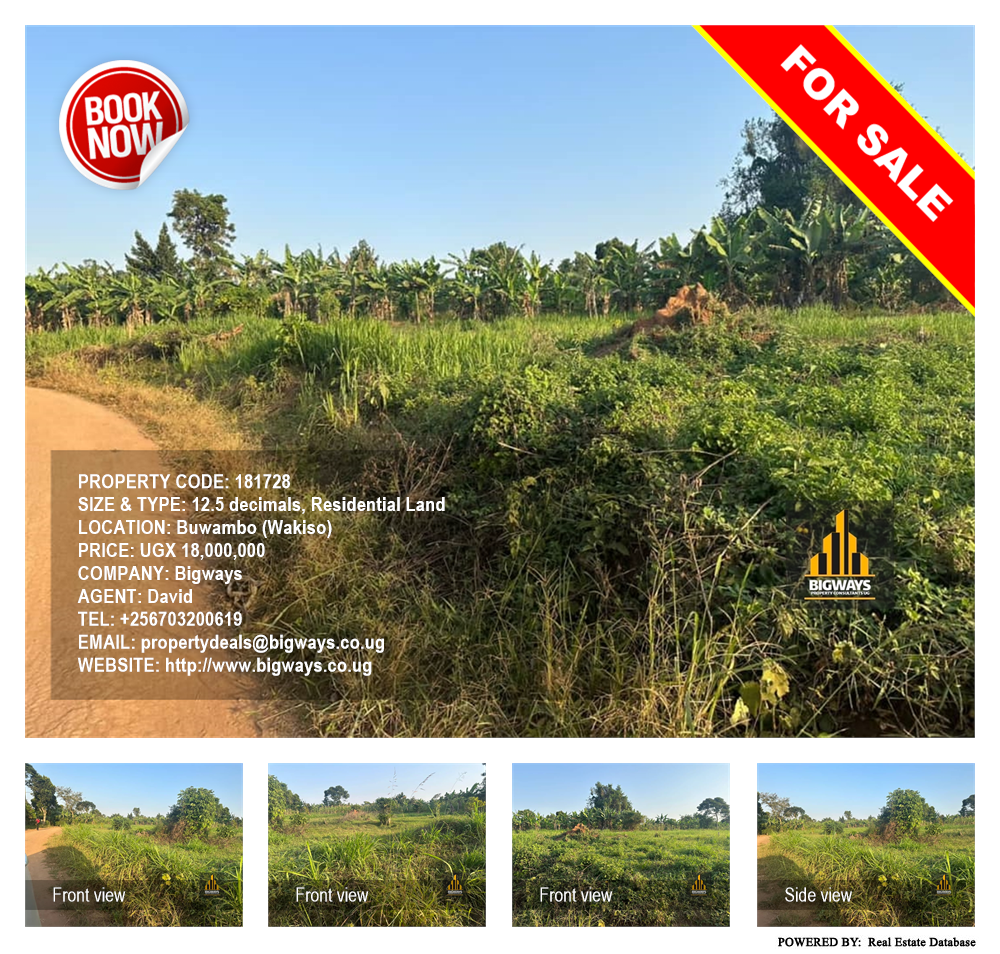 Residential Land  for sale in Buwambo Wakiso Uganda, code: 181728