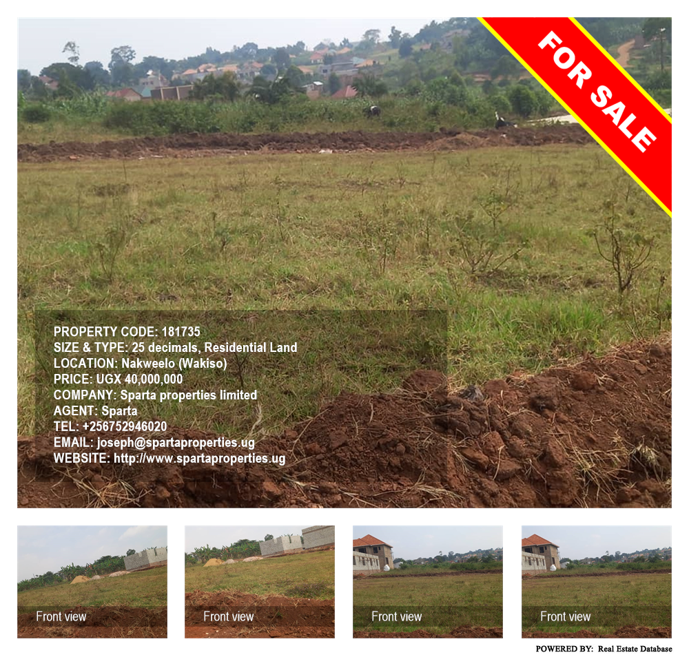 Residential Land  for sale in Nakweelo Wakiso Uganda, code: 181735