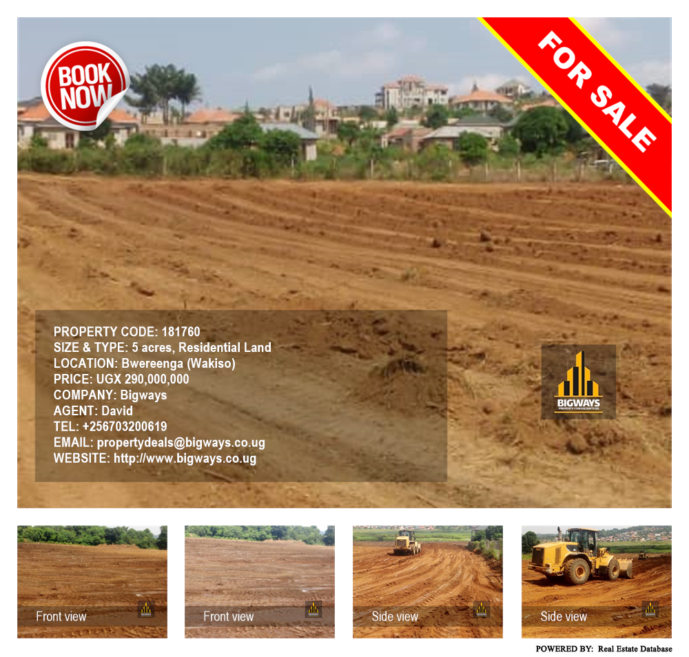 Residential Land  for sale in Bwelenga Wakiso Uganda, code: 181760