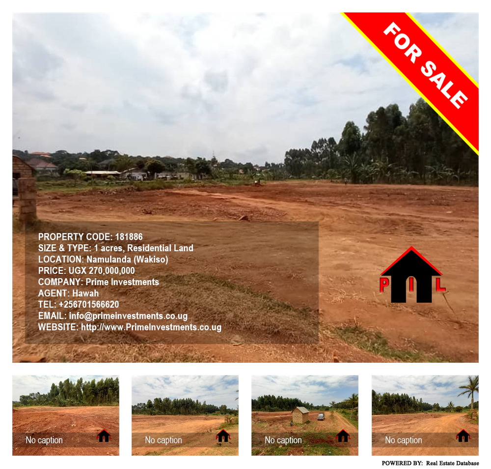 Residential Land  for sale in Namulanda Wakiso Uganda, code: 181886