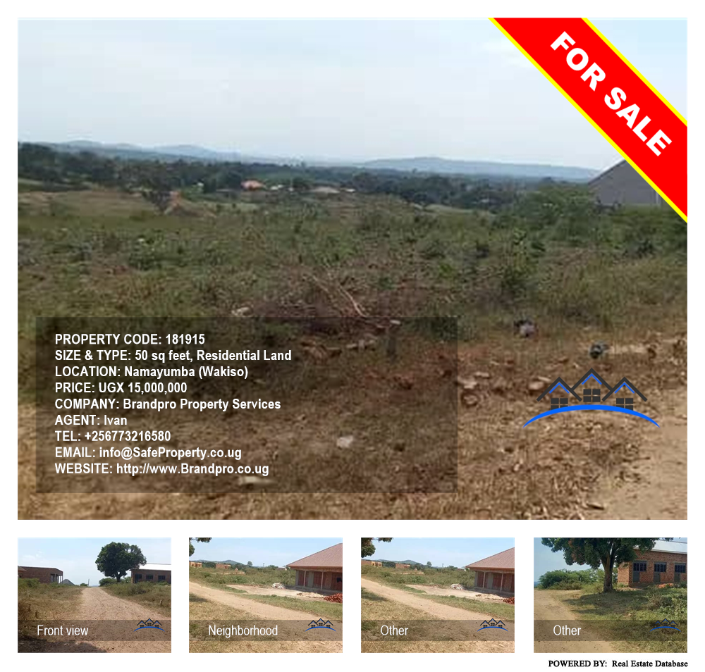 Residential Land  for sale in Namayumba Wakiso Uganda, code: 181915