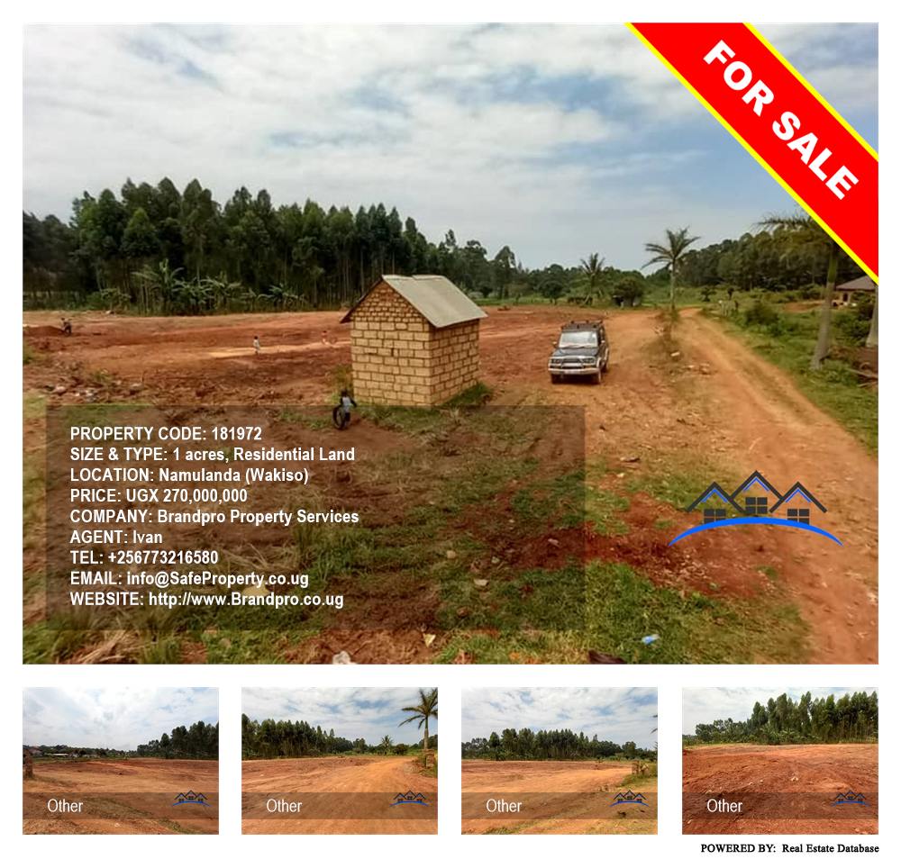 Residential Land  for sale in Namulanda Wakiso Uganda, code: 181972